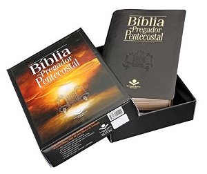 Bíblia do Pregador Pentecostal Luxo Preta