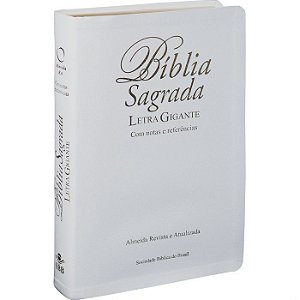 Bíblia Sagrada Letra Gigante Capa branca
