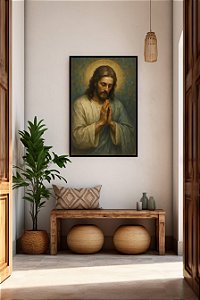 Quadro Religioso Jesus Cristo Orando