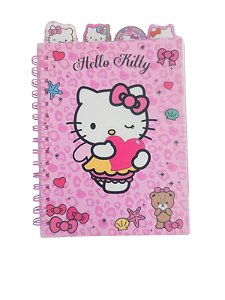 Caderno pequeno Hello Kitty.