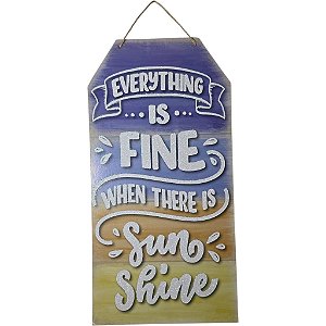Placa decorativa Sun Shine.