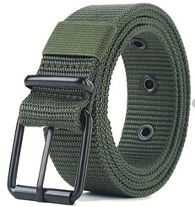 Cinto masculino verde militar