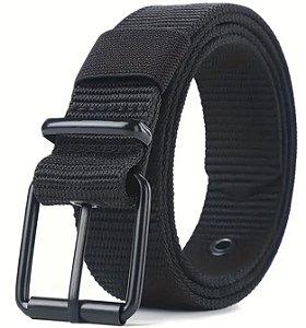 Cinto preto modelo militar