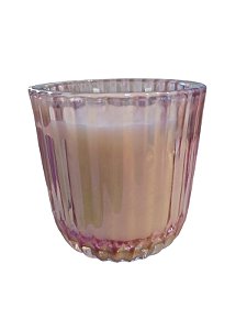 Vela aromática rosa