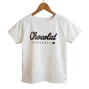 Camiseta chocolate.