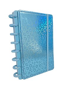 Caderno inteligente azul.