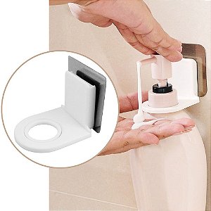Suporte Adesivo para Frasco Sabonete Líquido Álcool Gel 1 UN