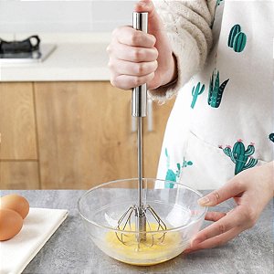 Batedor De Ovos Mixer Fouê Inox Semi Automático
