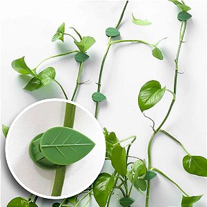 Kit 10 Organizador de Cabos e Fios Galhos Plantas Folha