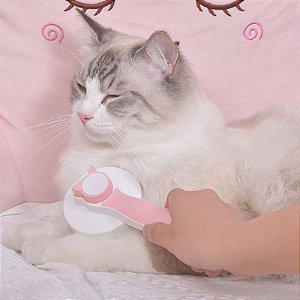 Escova Removedora de Pelos Massageadora gatos cachorros pets