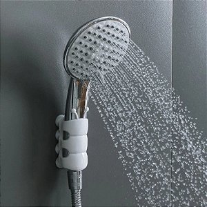 Suporte Lagarta para Ducha Chuveiro Taturana com ventosas