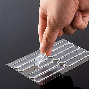 Adesivo Protetor em Tiras Silicone Anti Impacto 10 unidades