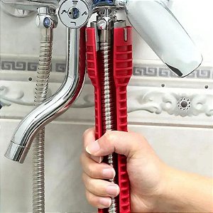 Chave Hidraulica Grifo 8 em 1 Multiuso Encanamento Pia