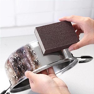 Esponja Mágica para Fornos Panelas Aço Inox Remove Ferrugem