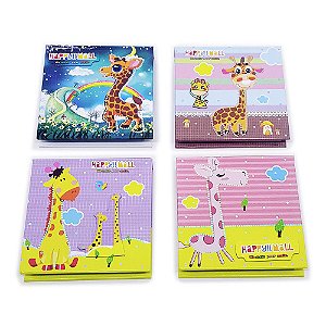 Bloco de Anotações - Tema Girafas