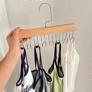 Cabide 8 Ganchos Ocupe menos espaço no guarda roupas