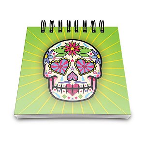 Bloco de Anotações Dia de Los Muertos
