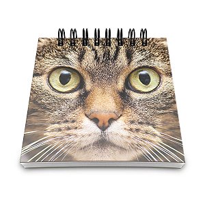 Bloco de Anotações Cat Face