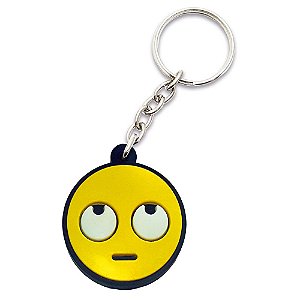 Chaveiro Emoticon - Emoji Pensando olhando pra cima