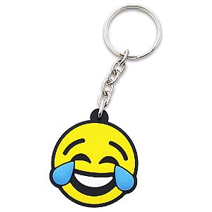 Chaveiro Emoticon - Emoji Chorando de rir