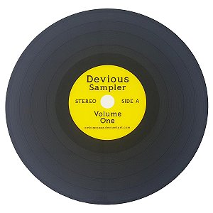 Lugar Americano Disco de Vinil Devious Sampler - amarelo