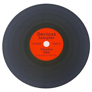 Lugar Americano Disco de Vinil Devious Sampler - vermelho