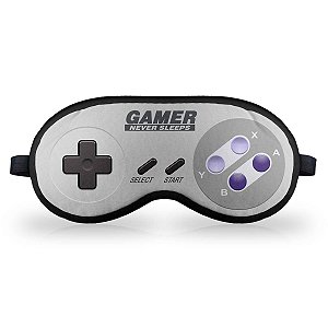Máscara de Dormir em neoprene Gamer Joystick 16-bits
