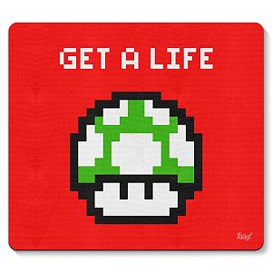 Mouse pad Cogumelo Pixel Get a Life