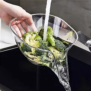 Escorredor de Alimentos Tigela Funil mais praticidade