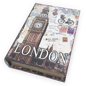 Caixa Livro Decorativa London Big Ben - 25 x 18 cm
