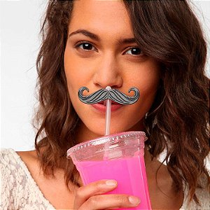Kit com 6 Canudos Bigode