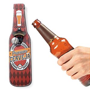 Abridor de Garrafa de Parede Premium Cerveja
