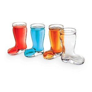 Set Copos Shot Botas Das Boot - 4 peças