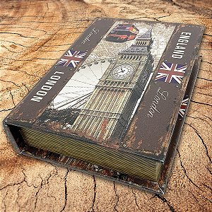 Caixa Livro Decorativa England London - 25 x 18 cm