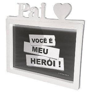 Porta Retrato Pai - branco