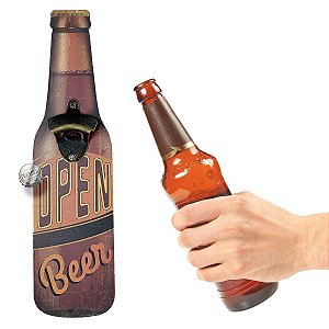 Abridor de Garrafa de parede Open Beer