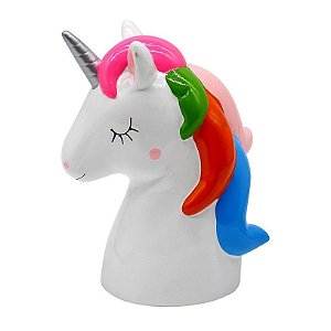 Cofre Unicórnio em Porcelana - colors