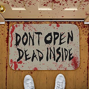 Tapete Decorativo Dont Open Dead Inside twd