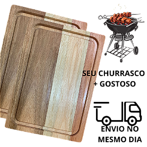 TABUA DE MADEIRA PARA CORTE