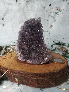 Drusa de Ametista 419 Gramas - Pedra Bruta Natural