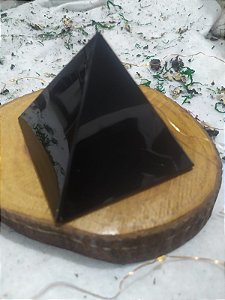 Piramide de Cristal de Obsidiana - Cristal Natural e Verdadeiro