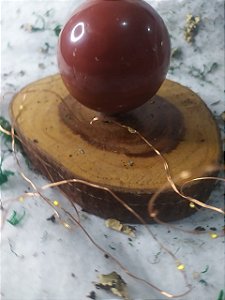 Esfera de Cristal de Jaspe Vermelho - 457 gramas