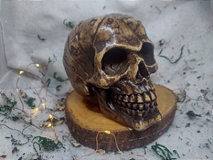 Cranio / Caveira Cartas para Decoração - Todo feita a mão