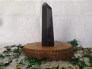 Ponta de Cristal Gerador - Obsidiana 307 Gramas - Sextavado