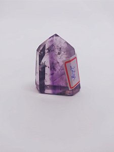 Ponta De Cristal Gerador Pequena - Olho de Tigre - Sextavado - 100PCento  Natural - 07 Gramas