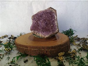 Drusa de Ametista 412 Gramas - Pedra Bruta Natural