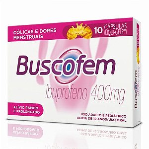 A049 - Buscofem 400mg com 10 capsulas gel