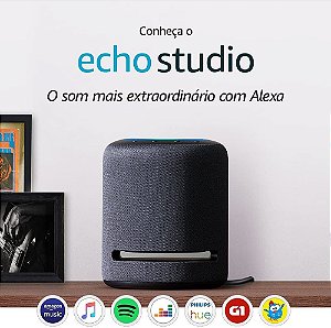 Echo Studio - Smart Speaker com áudio de alta fidelidade e Alexa