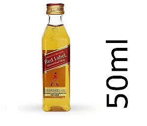 Whisky Johnnie Walker Red Label Miniatura - 50ml
