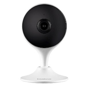 Câmera Interna Inteligente Intelbras Mibo Infra iM3 WiFi Full HD com Inteligência Artificial e Interação por Voz - Branco